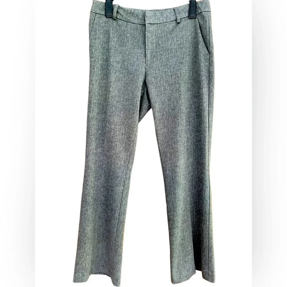 KUT gray tweed Gray Rose Bootcut Trouser Pants Style # SB10302 size 4P - Picture 4 of 8